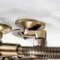 Kingston Brass KS245AB Tub Wall Mount Clawfoot Tub Faucet with Hand Shower, Antique Brass KS245AB - alternate 4